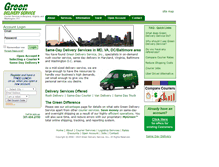 Tablet Screenshot of greendelivery.net